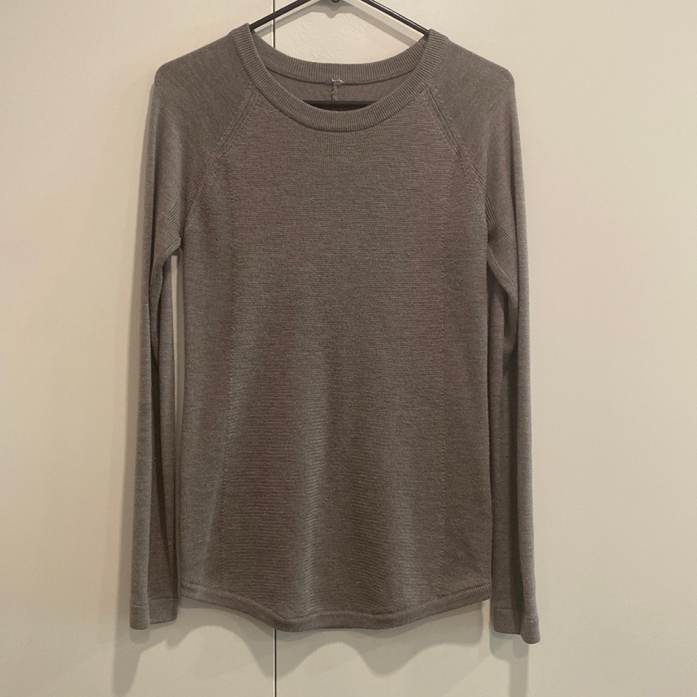 Lululemon Sit in Lotus 100% Merino Wool Sweater